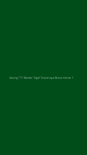 Tampilan Antarmuka Aplikasi Gasing 777 Bandar Togel Terpercaya Bonus Harian - 1