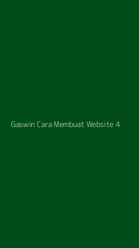 Tampilan Antarmuka Aplikasi Gaswin Cara Membuat Website - 4