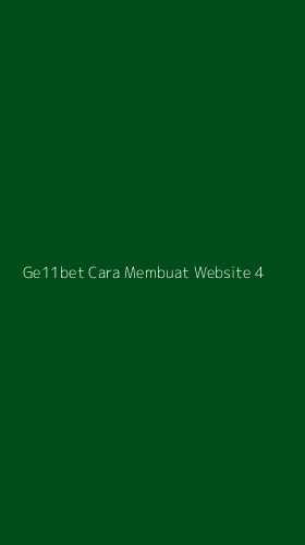 Tampilan Antarmuka Aplikasi Ge11bet Cara Membuat Website - 4