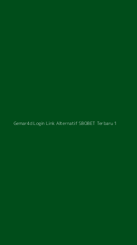 Tampilan Antarmuka Aplikasi Gemar4d Login Link Alternatif Sbobet Terbaru - 1