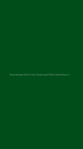 Tampilan Antarmuka Aplikasi Generasitogel Daftar Situs Terpercaya Pilihan Utama Player - 2