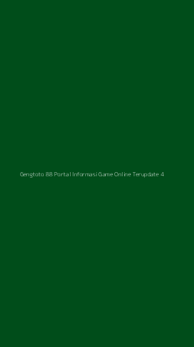Tampilan Antarmuka Aplikasi Gengtoto 88 Portal Informasi Game Online Terupdate - 4