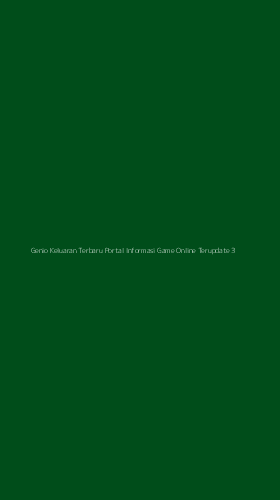 Tampilan Antarmuka Aplikasi Genio Keluaran Terbaru Portal Informasi Game Online Terupdate - 3