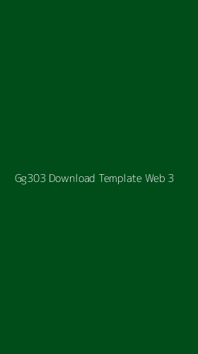 Tampilan Antarmuka Aplikasi Gg303 Download Template Web - 3