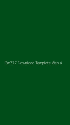 Tampilan Antarmuka Aplikasi Gm777 Download Template Web - 4