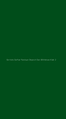 Tampilan Antarmuka Aplikasi Gnrtoto Daftar Panduan Deposit Dan Withdraw Kilat - 2