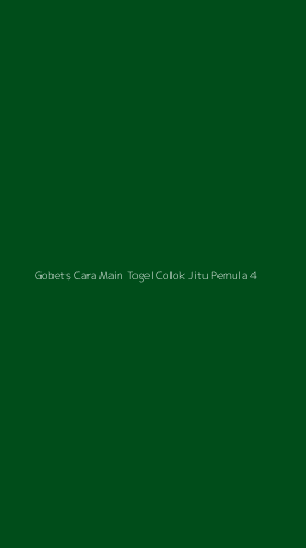 Tampilan Antarmuka Aplikasi Gobets Cara Main Togel Colok Jitu Pemula - 4