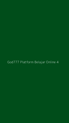 Tampilan Antarmuka Aplikasi God777 Platform Belajar Online - 4