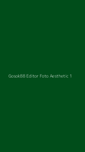Tampilan Antarmuka Aplikasi Gosok88 Editor Foto Aesthetic - 1