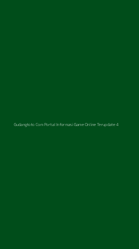 Tampilan Antarmuka Aplikasi Gudangtoto Com Portal Informasi Game Online Terupdate - 4