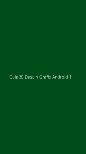 Tampilan Antarmuka Aplikasi Gula88 Desain Grafis Android - 1