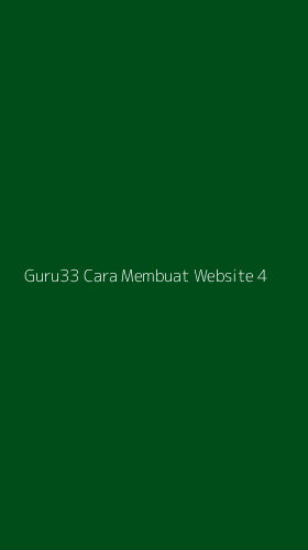 Tampilan Antarmuka Aplikasi Guru33 Cara Membuat Website - 4