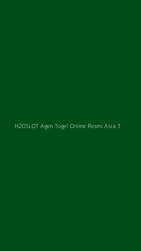 Tampilan Antarmuka Aplikasi H2oslot Agen Togel Online Resmi Asia - 1