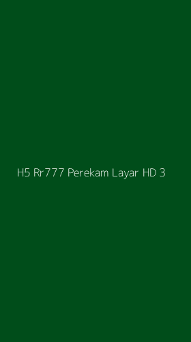 Tampilan Antarmuka Aplikasi H5 Rr777 Perekam Layar Hd - 3