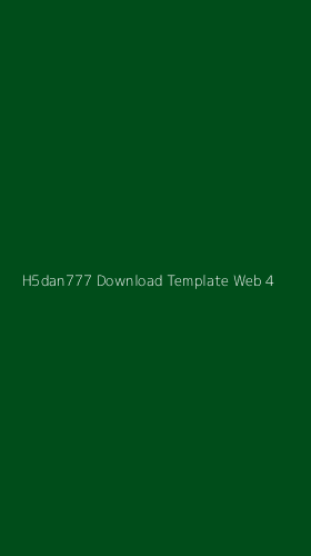 Tampilan Antarmuka Aplikasi H5dan777 Download Template Web - 4