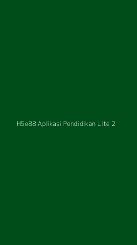 Tampilan Antarmuka Aplikasi H5e88 Aplikasi Pendidikan Lite - 2