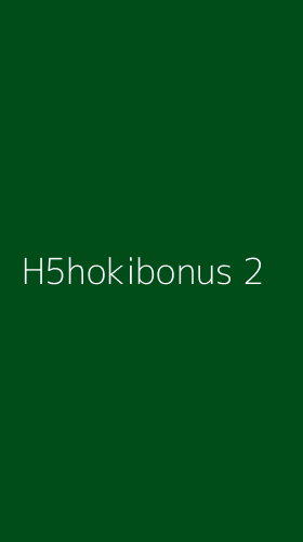 Tampilan Antarmuka Aplikasi H5hokibonus - 2