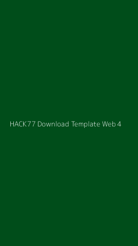 Tampilan Antarmuka Aplikasi Hack77 Download Template Web - 4
