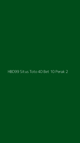 Tampilan Antarmuka Aplikasi Hbo99 Situs Toto 4d Bet 10 Perak - 2