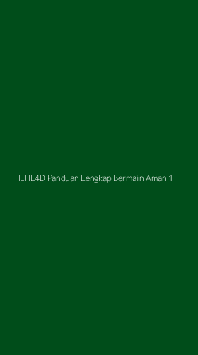 Tampilan Antarmuka Aplikasi Hehe4d Panduan Lengkap Bermain Aman - 1