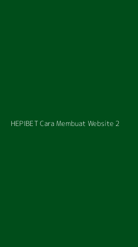 Tampilan Antarmuka Aplikasi Hepibet Cara Membuat Website - 2