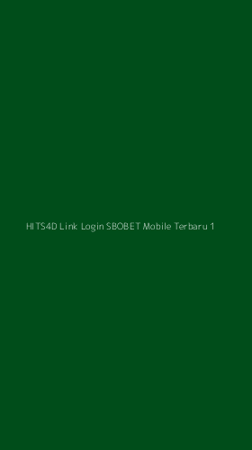 Tampilan Antarmuka Aplikasi Hits4d Link Login Sbobet Mobile Terbaru - 1