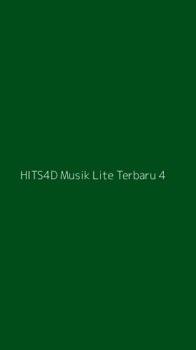 Tampilan Antarmuka Aplikasi Hits4d Musik Lite Terbaru - 4