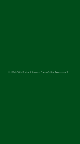 Tampilan Antarmuka Aplikasi Hiu4d Login Portal Informasi Game Online Terupdate - 3