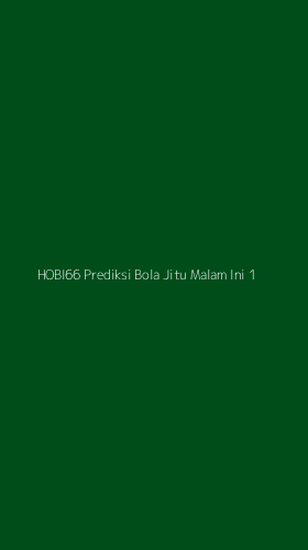 Tampilan Antarmuka Aplikasi Hobi66 Prediksi Bola Jitu Malam Ini - 1