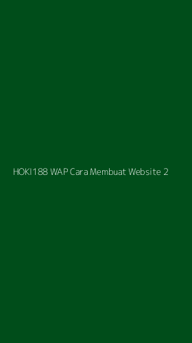 Tampilan Antarmuka Aplikasi Hoki188 Wap Cara Membuat Website - 2