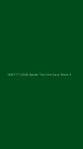 Tampilan Antarmuka Aplikasi Hoki777 Login Bandar Toto Slot Gacor Resmi - 4