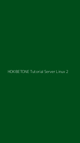 Tampilan Antarmuka Aplikasi Hokibetone Tutorial Server Linux - 2