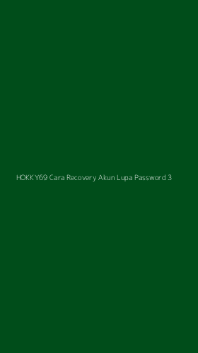 Tampilan Antarmuka Aplikasi Hokky69 Cara Recovery Akun Lupa Password - 3