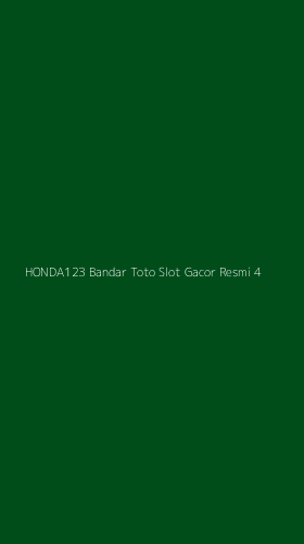 Tampilan Antarmuka Aplikasi Honda123 Bandar Toto Slot Gacor Resmi - 4