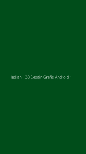 Tampilan Antarmuka Aplikasi Hadiah 138 Desain Grafis Android - 1