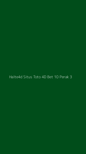 Tampilan Antarmuka Aplikasi Halte4d Situs Toto 4d Bet 10 Perak - 3