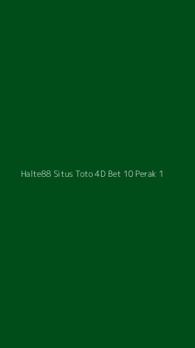 Tampilan Antarmuka Aplikasi Halte88 Situs Toto 4d Bet 10 Perak - 1