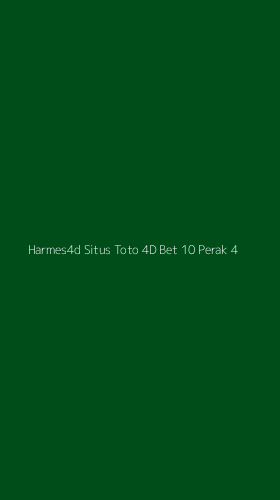 Tampilan Antarmuka Aplikasi Harmes4d Situs Toto 4d Bet 10 Perak - 4