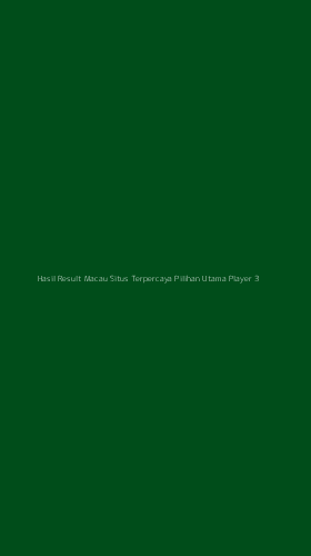 Tampilan Antarmuka Aplikasi Hasil Result Macau Situs Terpercaya Pilihan Utama Player - 3