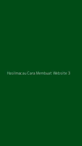 Tampilan Antarmuka Aplikasi Hasilmacau Cara Membuat Website - 3