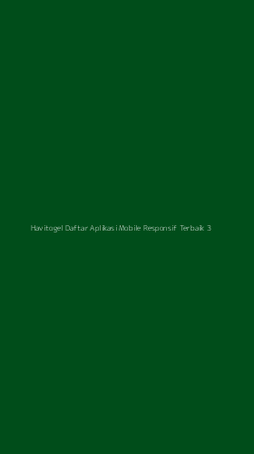Tampilan Antarmuka Aplikasi Havitogel Daftar Aplikasi Mobile Responsif Terbaik - 3