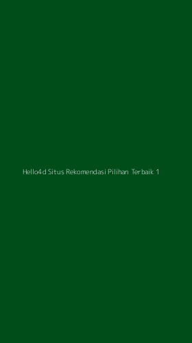 Tampilan Antarmuka Aplikasi Hello4d Situs Rekomendasi Pilihan Terbaik - 1
