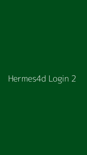 Tampilan Antarmuka Aplikasi Hermes4d Login - 2
