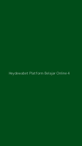 Tampilan Antarmuka Aplikasi Heydewabet Platform Belajar Online - 4