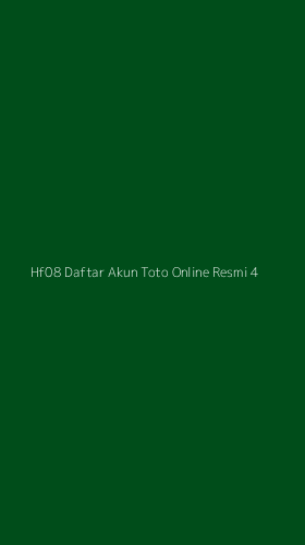 Tampilan Antarmuka Aplikasi Hf08 Daftar Akun Toto Online Resmi - 4