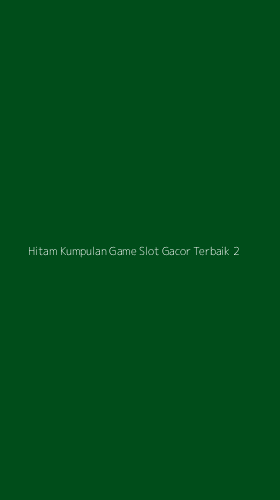 Tampilan Antarmuka Aplikasi Hitam Kumpulan Game Slot Gacor Terbaik - 2