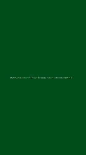 Tampilan Antarmuka Aplikasi Hk Keluaran Hari Ini Rtp Slot Tertinggi Hari Ini Gampang Maxwin - 3
