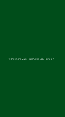 Tampilan Antarmuka Aplikasi Hk Polo Cara Main Togel Colok Jitu Pemula - 4