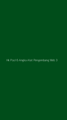 Tampilan Antarmuka Aplikasi Hk Pool 6 Angka Alat Pengembang Web - 3