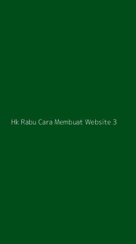 Tampilan Antarmuka Aplikasi Hk Rabu Cara Membuat Website - 3